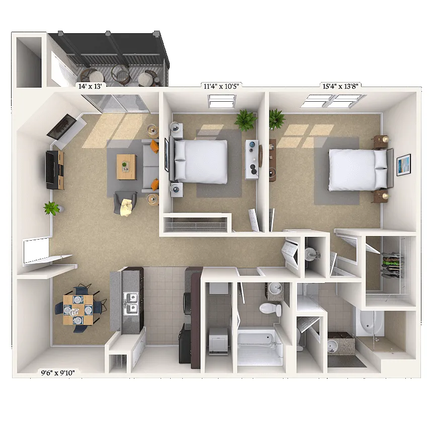 Floor plan Woodward