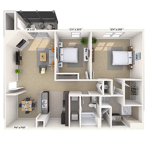 Floor plan Woodward
