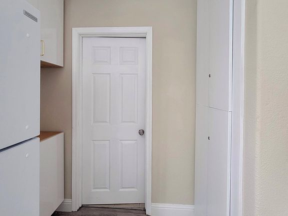 Door to the bathroom.