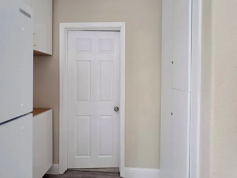 Door to the bathroom.