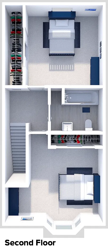 Floor plan The Cambridge