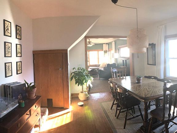 Dining Room into the living.