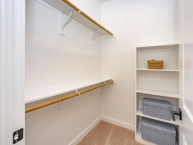Walk-In Closet with Built-Ins