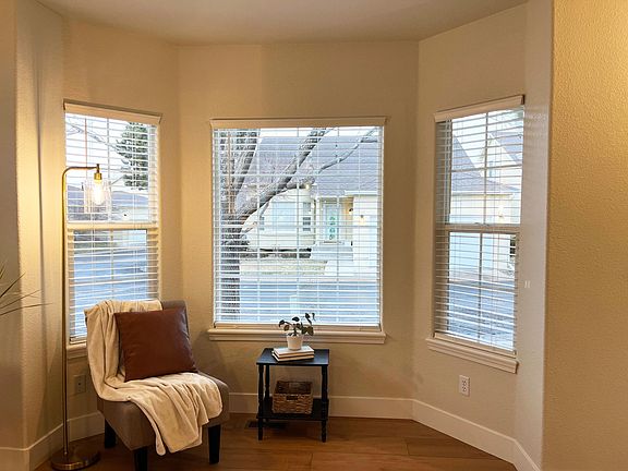 Looking out the front windows