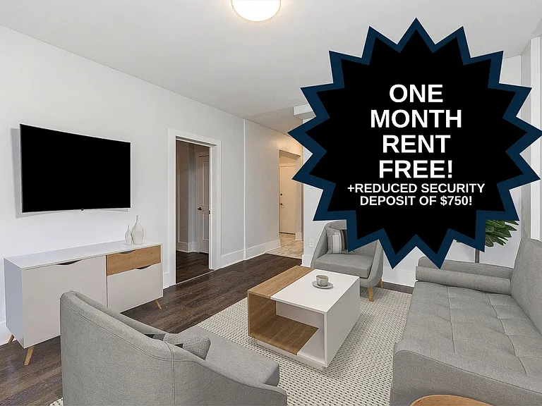Step into modern comfort at Roosevelt Apartments! This stylish living space features contemporary furnishings and ample natural light. Don't miss out on our limited-time offer: one month rent free with approved deposit. Schedule a tour today!