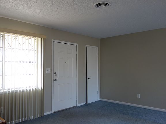 Front door and large closet 