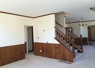Convenient storage
						:
						Snowblower storage and Bilco door basement access.