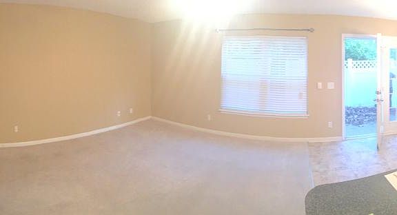 Panorama of Living area (open to kitchen)
