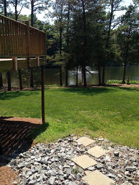 BACK DECK VIEW OF LAKE