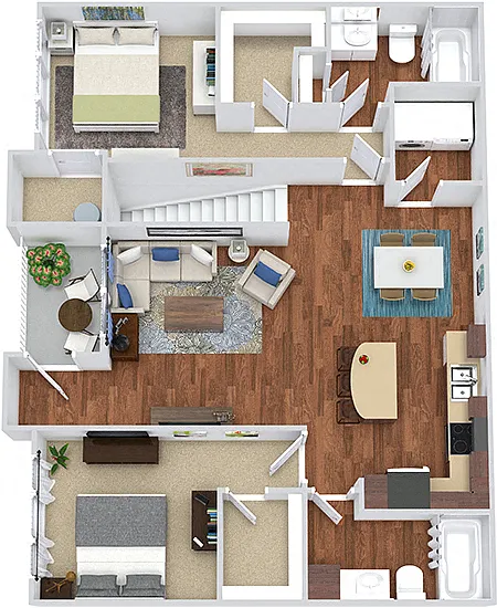 Floor plan Evans