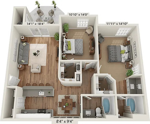 Floor plan B2 Catalina