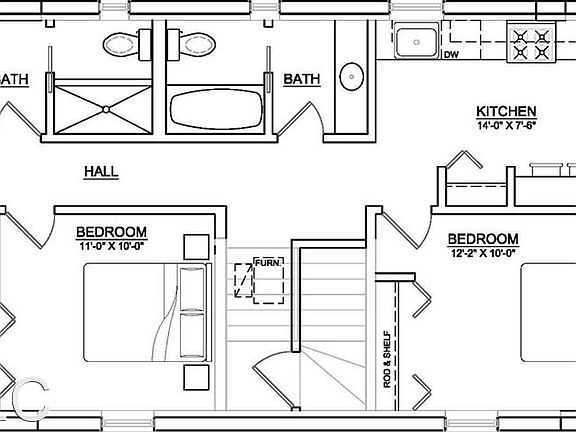 4th image of 1056 N Hermitage Ave APT 3