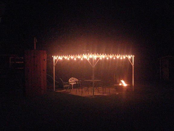 Backyard Patio (night)