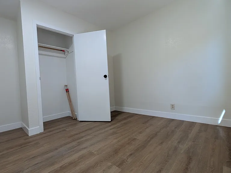 Bedroom two. With closet. Not staged.