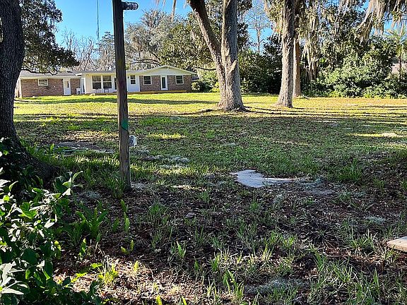 Backyard toward house