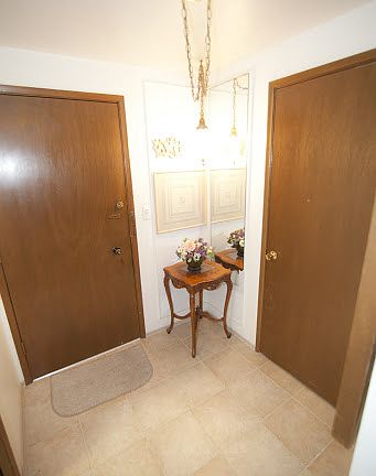 Lovely entry with coat closet for your guests. There is an abundance of storage in this unit!