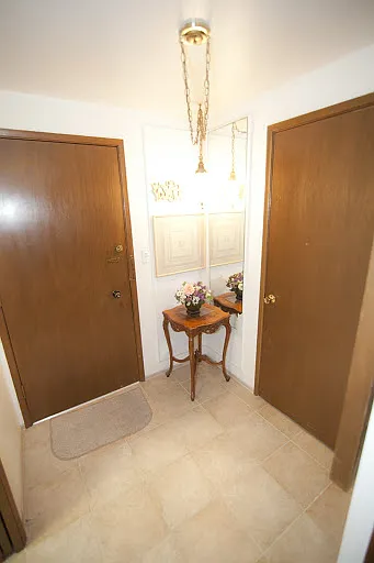 Lovely entry with coat closet for your guests. There is an abundance of storage in this unit!