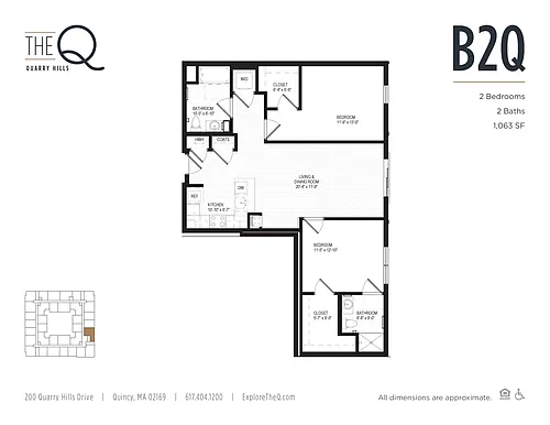 Floor plan B2Q