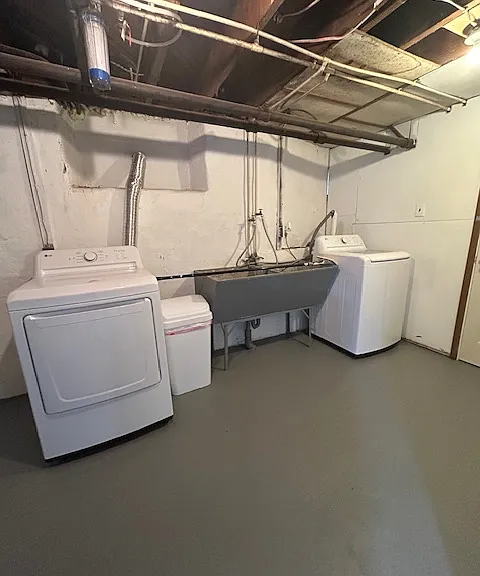 Laundry in Basement