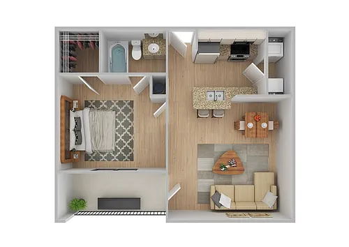 Floor plan Parkway 2 | Renovated