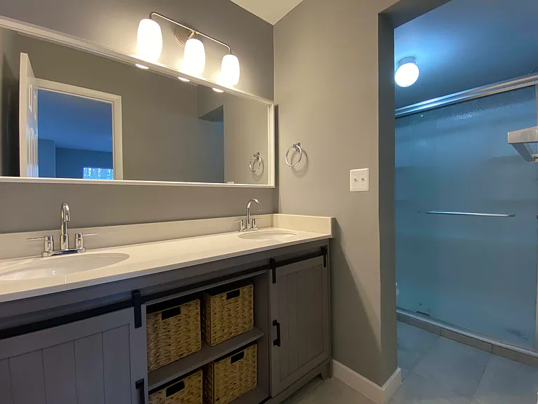 lower level bathroom