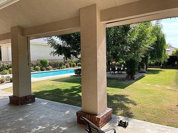 Full length covered porch