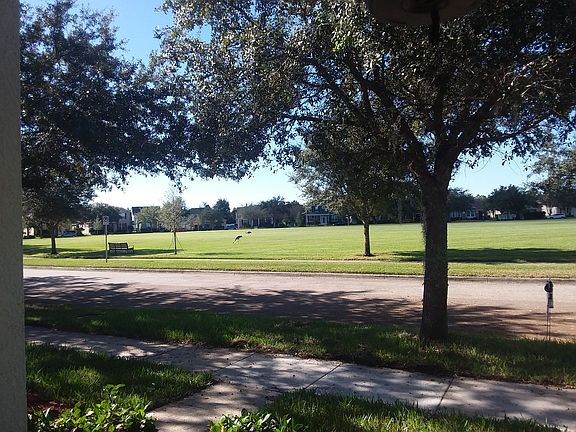 Front porch view of park.