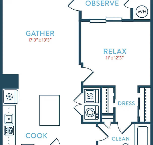 814 Tea House A10 Floorplan Diagram