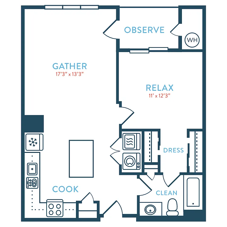 Floor plan 814 Tea House A10