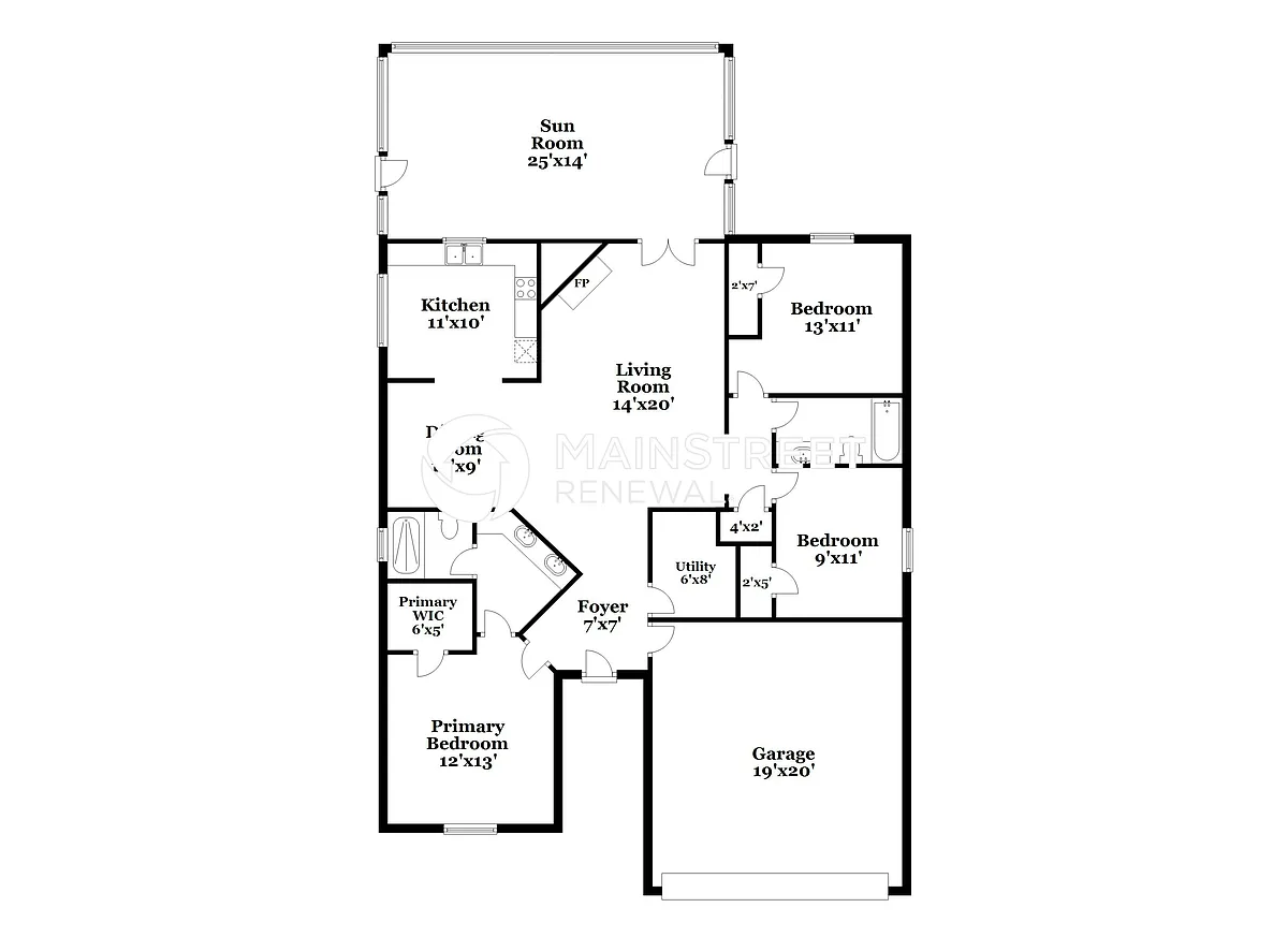 Floor Plan - 618 Queensbridge Dr