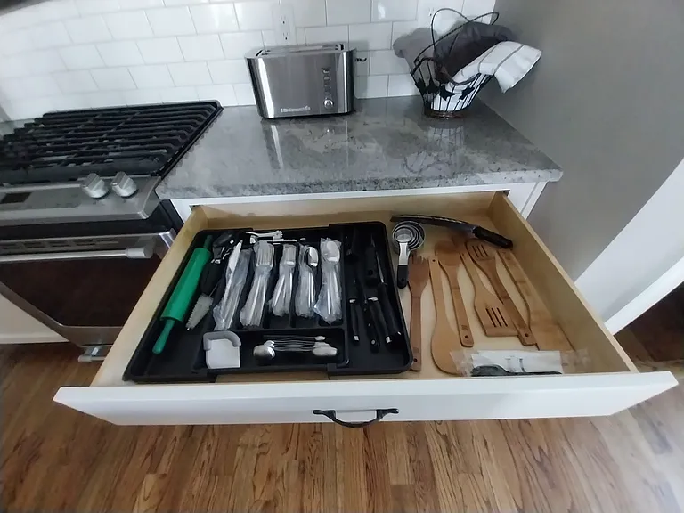All new kitchen utensils.