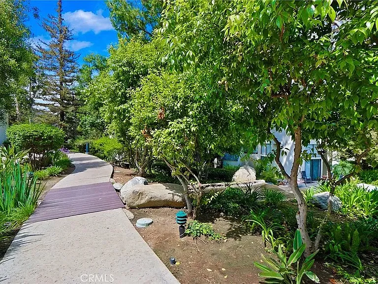 Community walking path