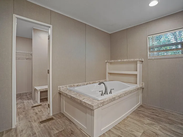 Huge master bathroom.