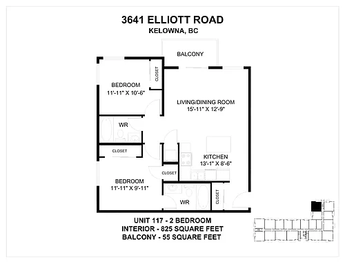 Floor plan A117