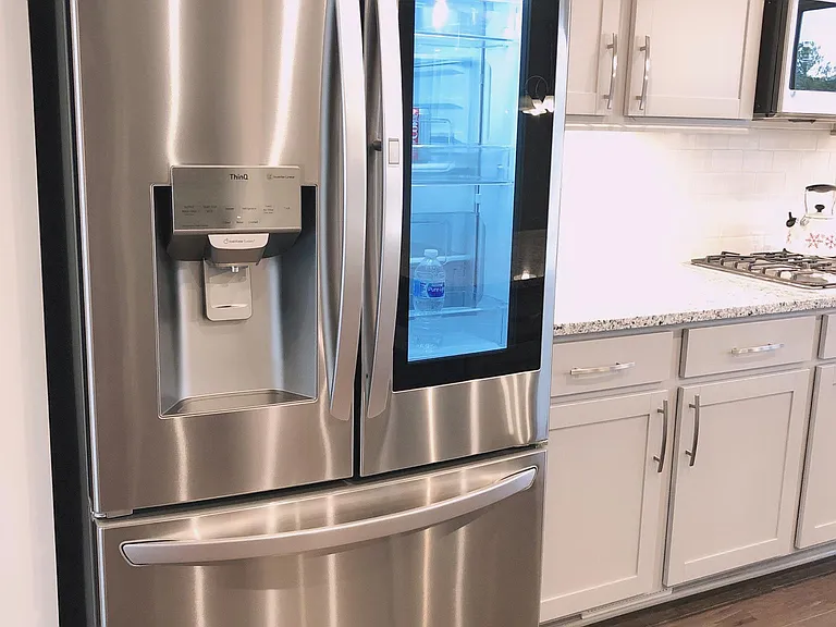 New LG smart refrigerator.