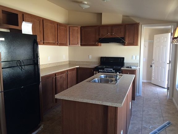 Cherry Cabinets with Island