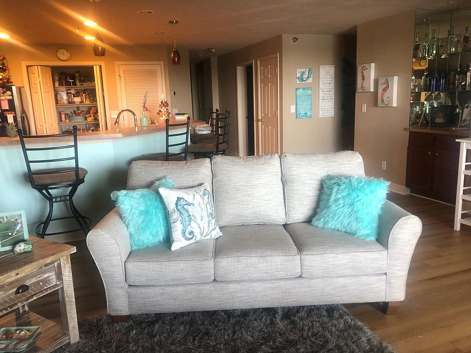 open living area/kitchen/wet bar