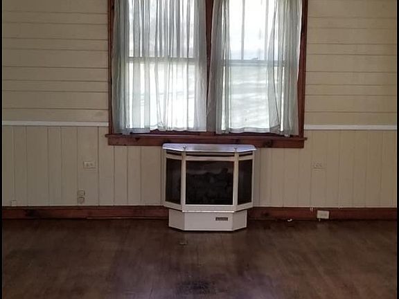 Gas heater in living area