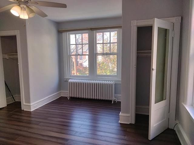 Bedroom with 2 closets