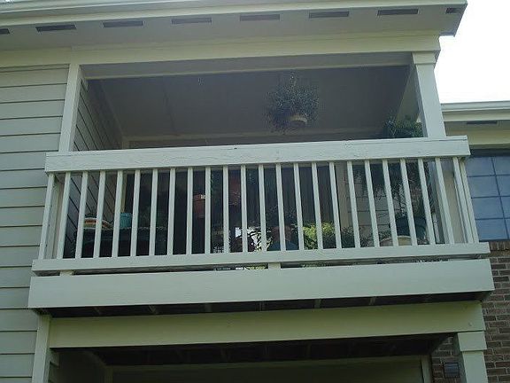 Porch Overlooking Courtyard