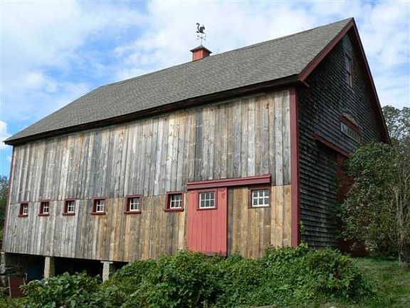 Farm barn side view