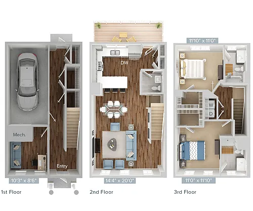 Floor plan B2T-1655