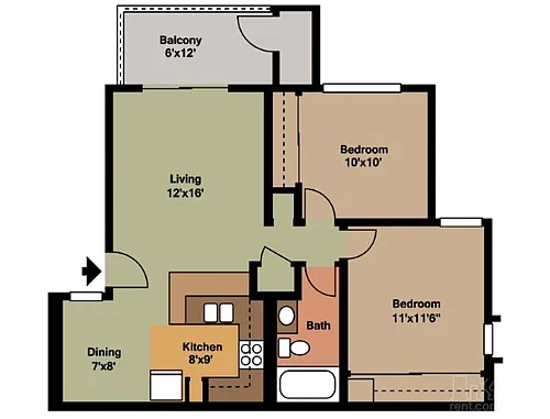 Floor plan 2X1