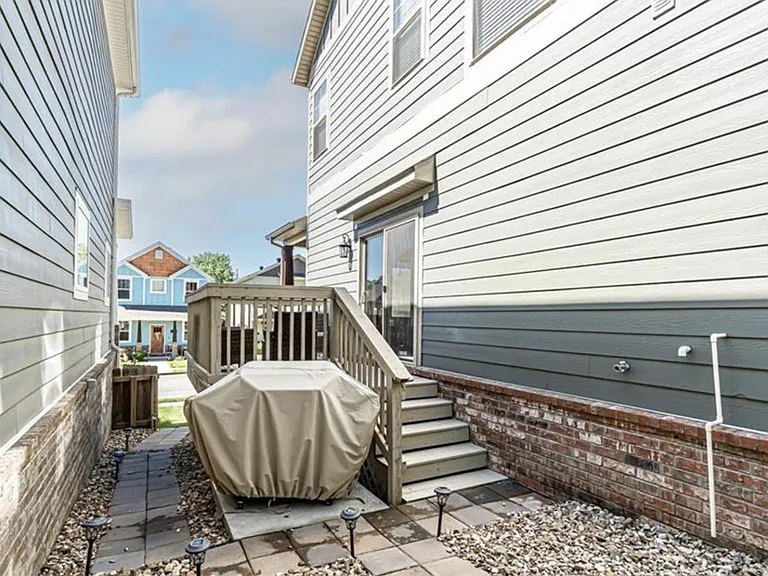 Outdoor deck and space for grilling