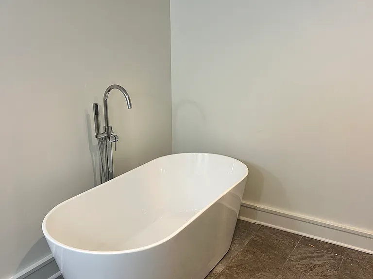 Nice soaking tub in primary bath
