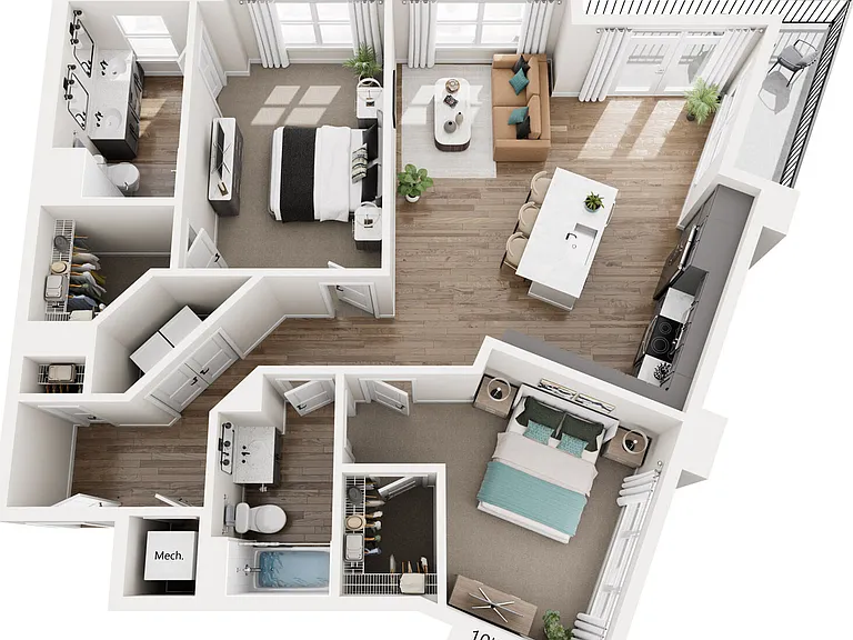 B8 floor plan The Hawkins