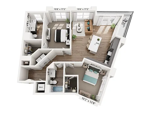 Floor plan B8