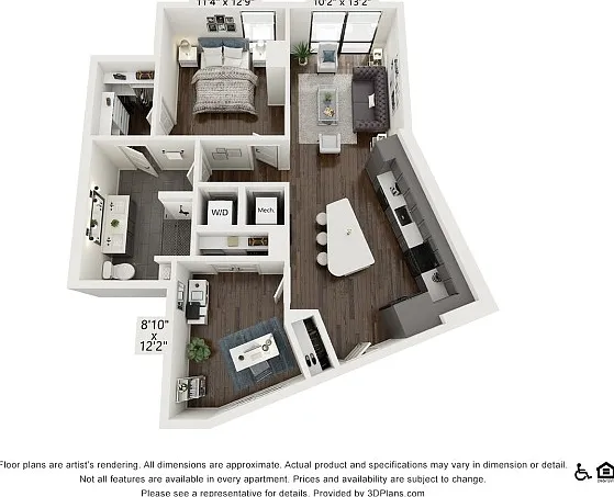 A25 | 1 bed 1 bath | 913 sq ft A25 | 1 bed 1 bath | 913 sq ft