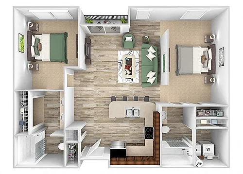 Floor plan B1 - B5