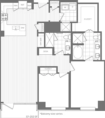 Floor Plan P - 2D Floor Plan P - 2D